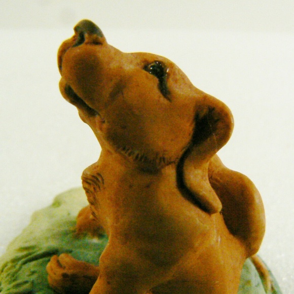 Lowell Davis Schmid Border Fine Art 1989 Fleas Dog Puppy Figurine Scotland - Picture 5 of 9